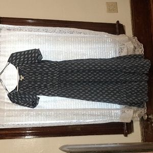 NWT-Style & Co Women's Printed  On or Off the shoulder Ruffled Dress